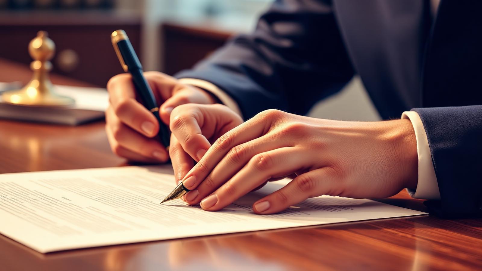 Signature de contrats